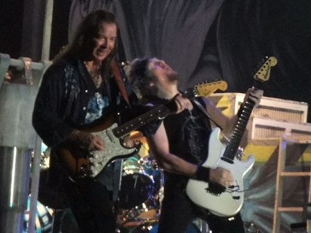 Dave Murray and Adrian Smith in Hungary -  Iron Maiden live at the Sziget