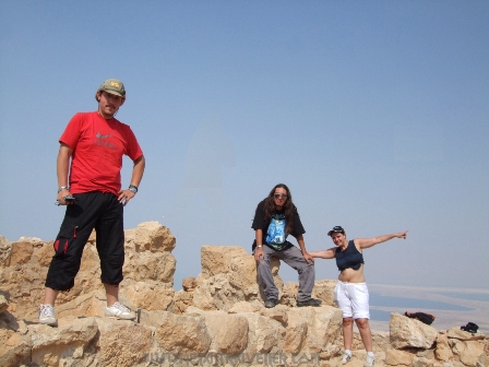 Metal Traveller, Ricardo and Irene up in Masada