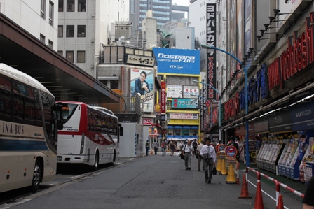 Buses in Shinjuku, Tokyo