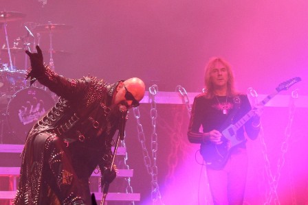 The Metal God making Metal Horns