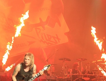 Fire for Richie Faulkner - Judas Priest live in Paris