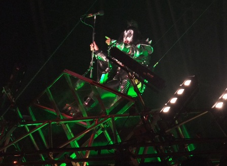 From the upper stage - Vampire Demon Gene Simmons