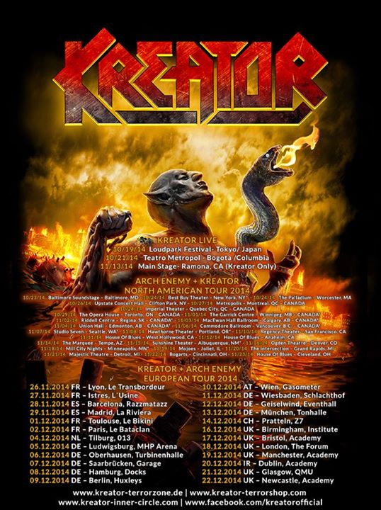 Pär Sundström and Hannes Van Dahl - live with Kreator