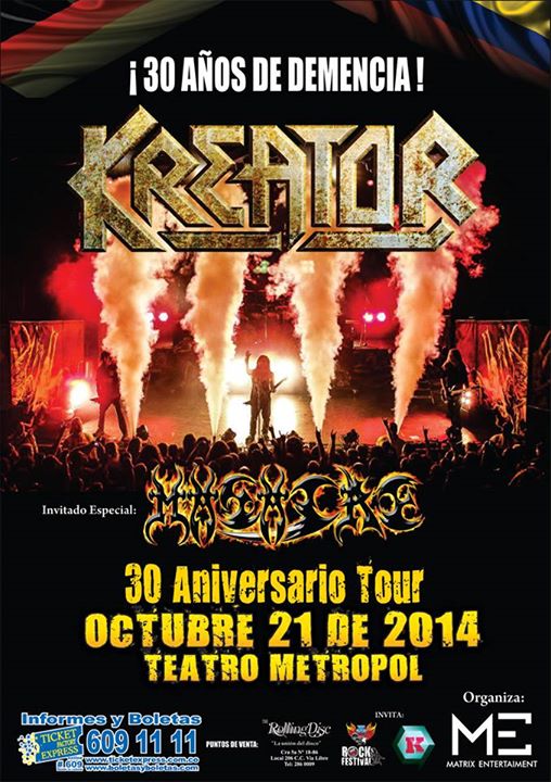 Joakim Brodén goosebumps in Bogotá