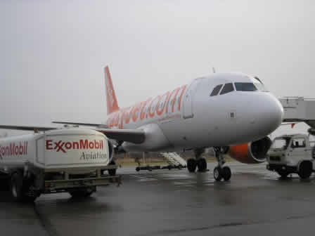My Easy plane from Berlin to Riga