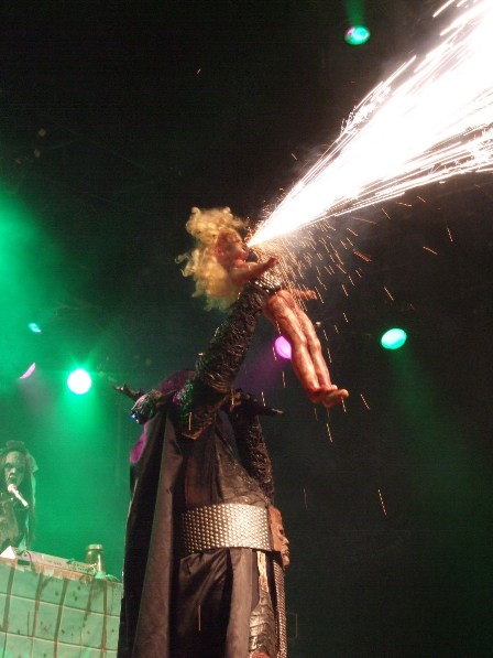 Lordi and his doll - Paris, France - February 18 2009