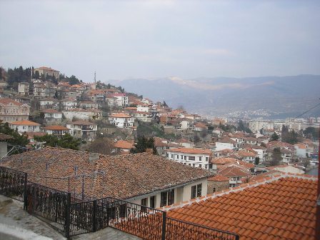 Ohrid in Macedonia: a beautiful town between the monutains and the lake Ohrid in Macedonia: a beautiful town between the monutains and the lake