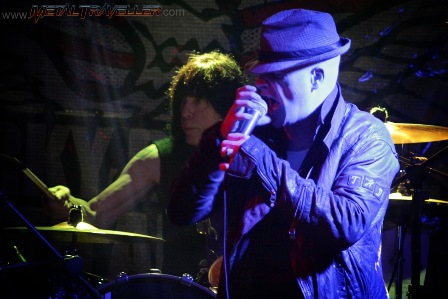 Marky and Michale Graves - Marky Ramone Blitzkrieg on stage in Bogotá