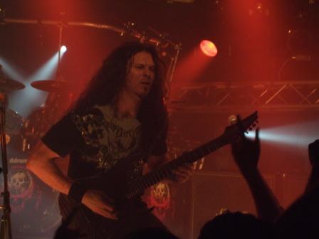 Chris Broderick of Megadeth in Luxemburg