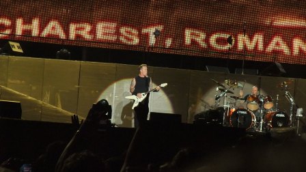 Bucharest Romania, comes Metallica!