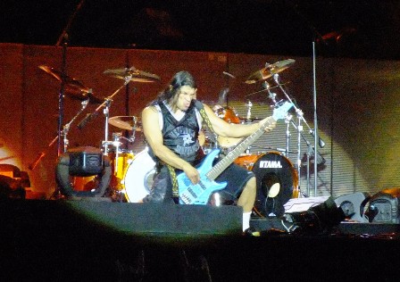 Robert Trujillo from Metallica in Hockenheim May 2009
