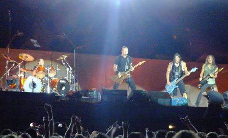 James, Lars, Robert and Kirk - Metallica in Hockenheim