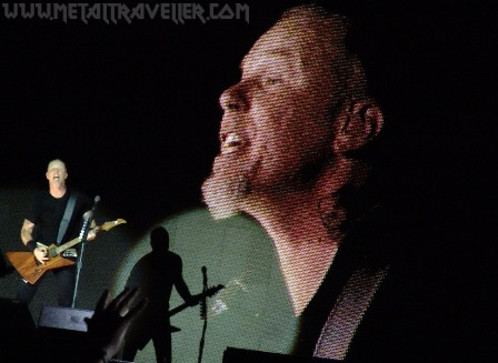 James Hetfield from Metallica live in Hockenheim, July 4 2009