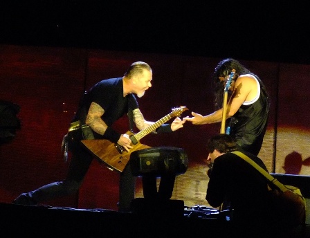James and Robert from Metallica in Hockenheim - July 4 2009