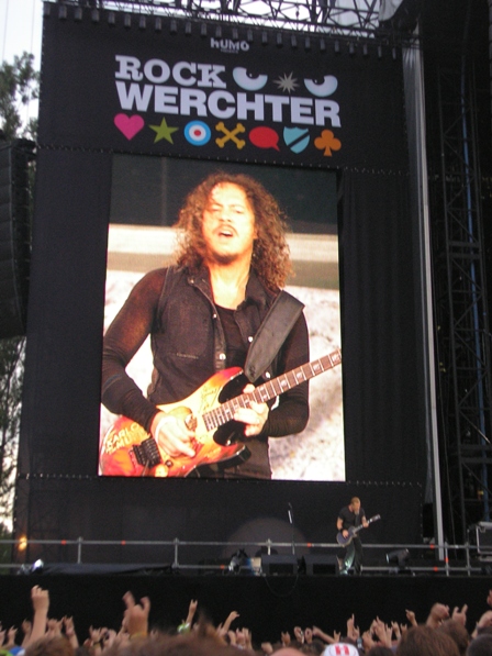 Kirk Hammett from Metallica in Werchter - July 1 2007