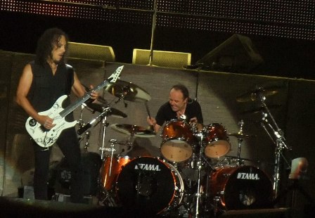 Kirk and Lars - Metallica at the Big Four Festival in Romania