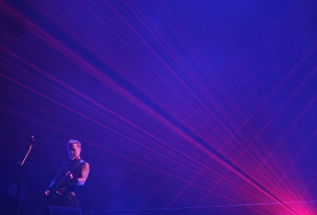 James Hetfield at the Stade de France live with Metallica