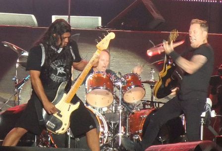Robert, Mars and James - Metallica live at Romexpo in Bucharest