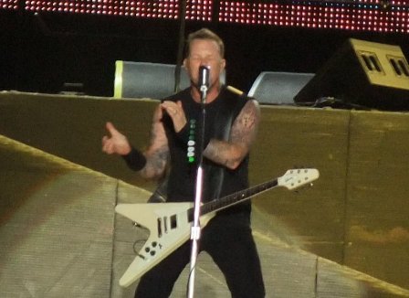 James Hetfield - Metallica live at Romexpo in Bucharest