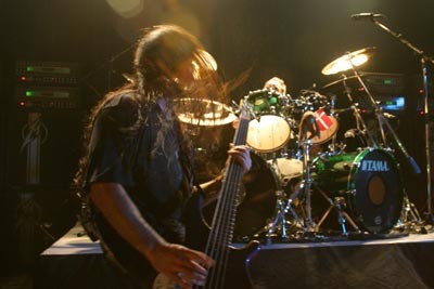 Robert Trujillo from Metallica at the Trabendo in Paris, June 2003