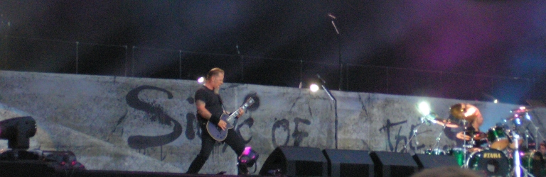 James and Robert from Metallica in Werchter - July 1 2007