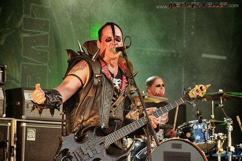 Jerry Only from The Misfits live in Clisson