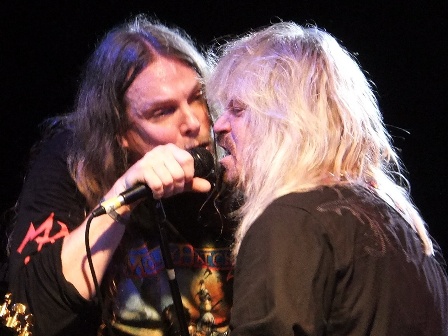 Phil McCormack and Bobby Ingram from Molly Hatchet in Paris