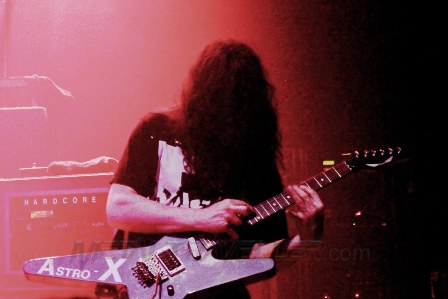 Trey Azaghtoth live with Morbid Angel
