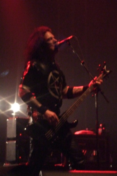 David Vincent from Morbid Angel live at Graspop 2008
