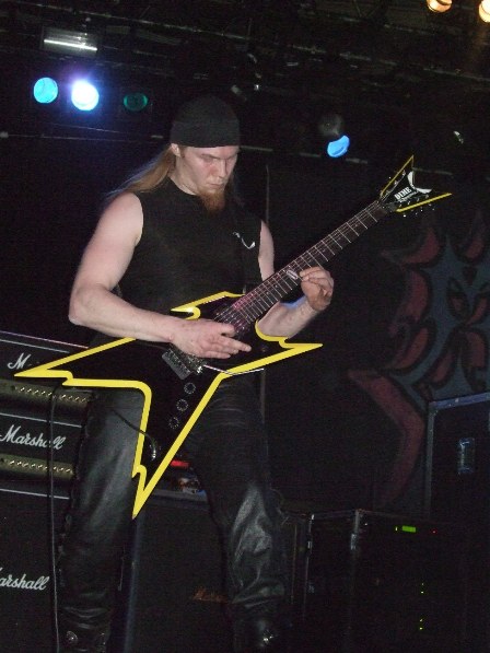 Thor Anders Myhren from Morbid Angel, Live in Paris, November 2008