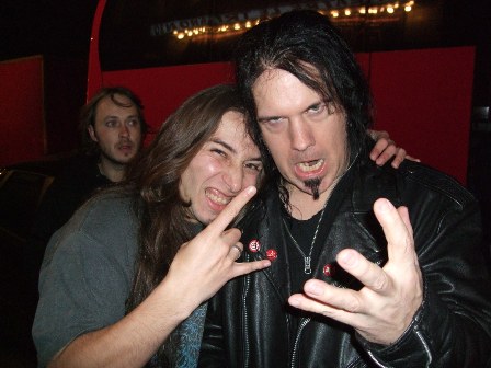 David Vincent of Morbid Angel and Metal Traveller, Paris, November 2008