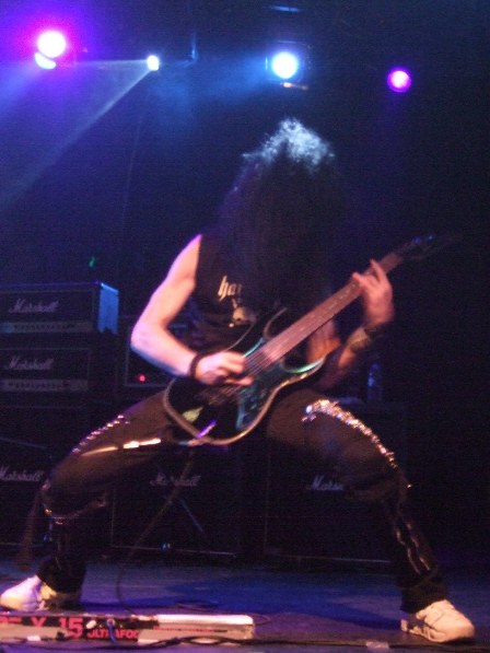 Trey Azagthoth of Morbid Angel in Paris, November 2008