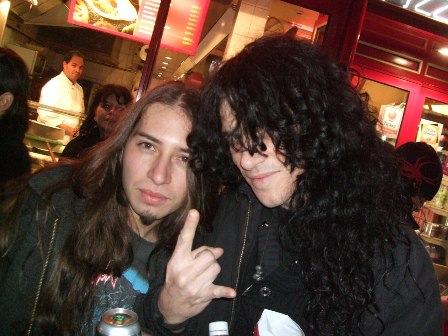 Trey Azagthoth and Metal Traveller in Paris