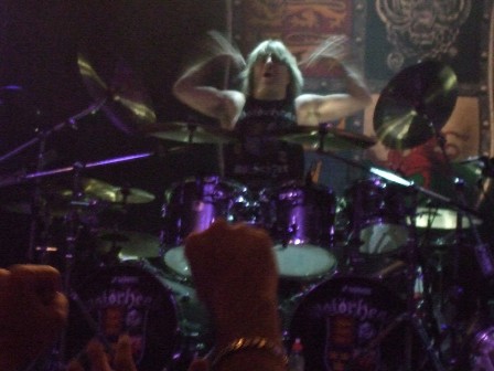 Mikkey Dee from Motorhead in Paris - November 26, 2008
