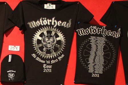 Official Motörhead T-Shirt No Album 'Til Next Year