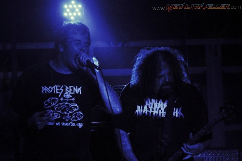 Barney Greenway and Shane Embury -  Napalm Death live in Bogotá