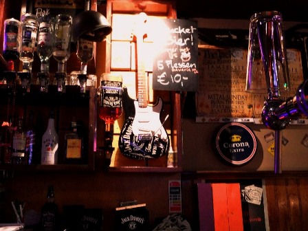 Jack Daniels Guitar at The Jack bar in Eindhoven, The Netherlands