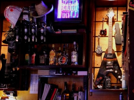 Guitars on The Jack Bar walls, Eindhoven