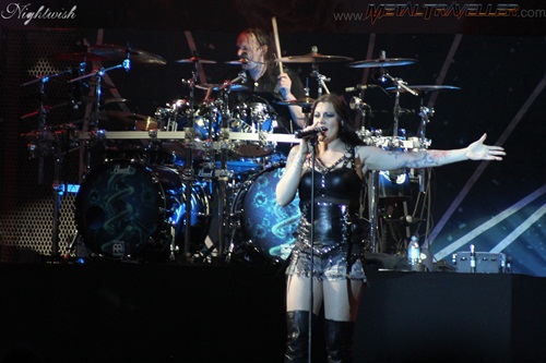 Floor Jansen with Nightwish, live in Clisson