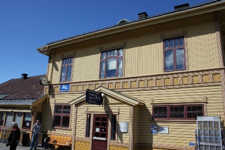 The train station in Ål, Norway