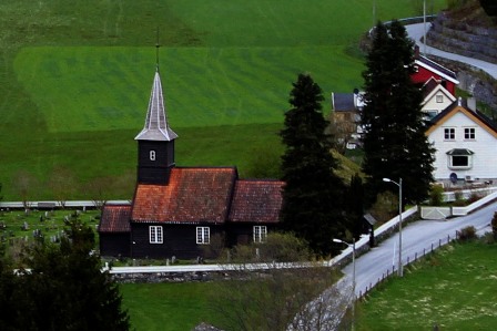 The church of Flåm