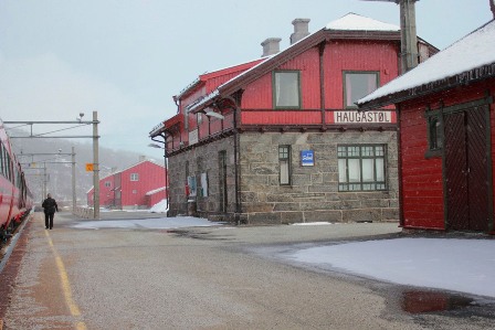 Snow in Haugastøl, Norway
