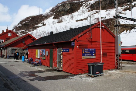 The station in Myrdal, Norway