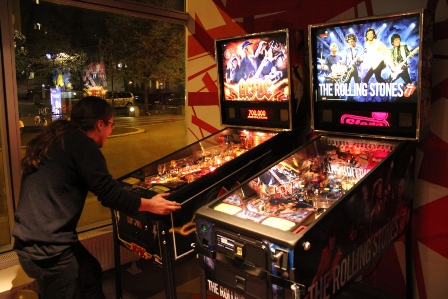AC/DC and Rolling Stones Pinball