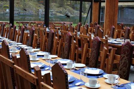 The viking restaurant at the udvangen Fjordtell