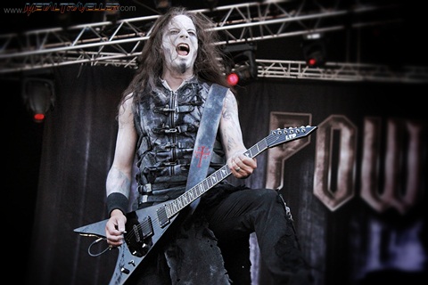 Charles Greywolf from Powerwolf live in Clisson