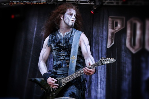 Matthew Greywolf from Powerwolf at Hellfest in Clisson