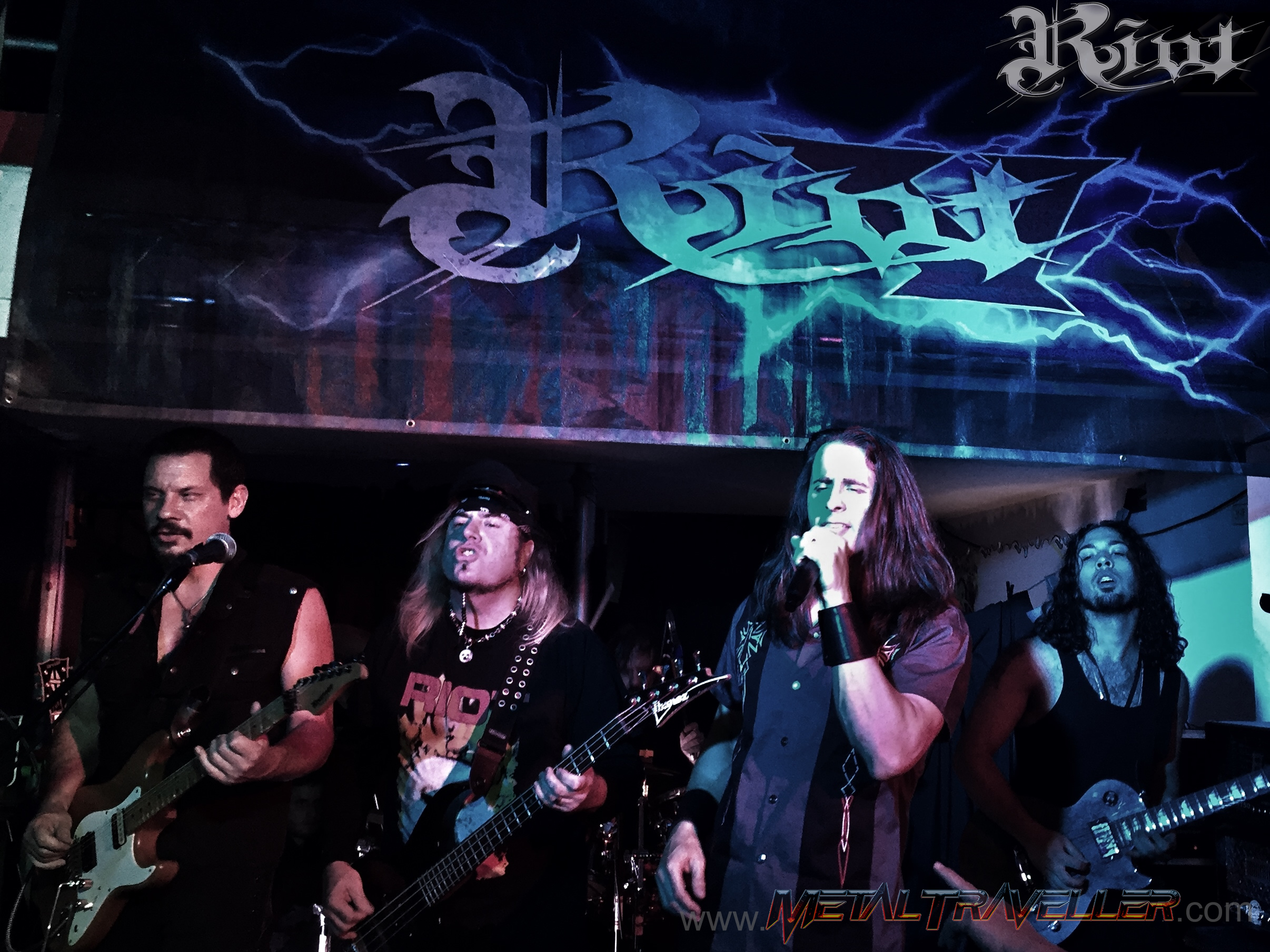 Riot V live at Jaguar Bar in Bogotá Colombia