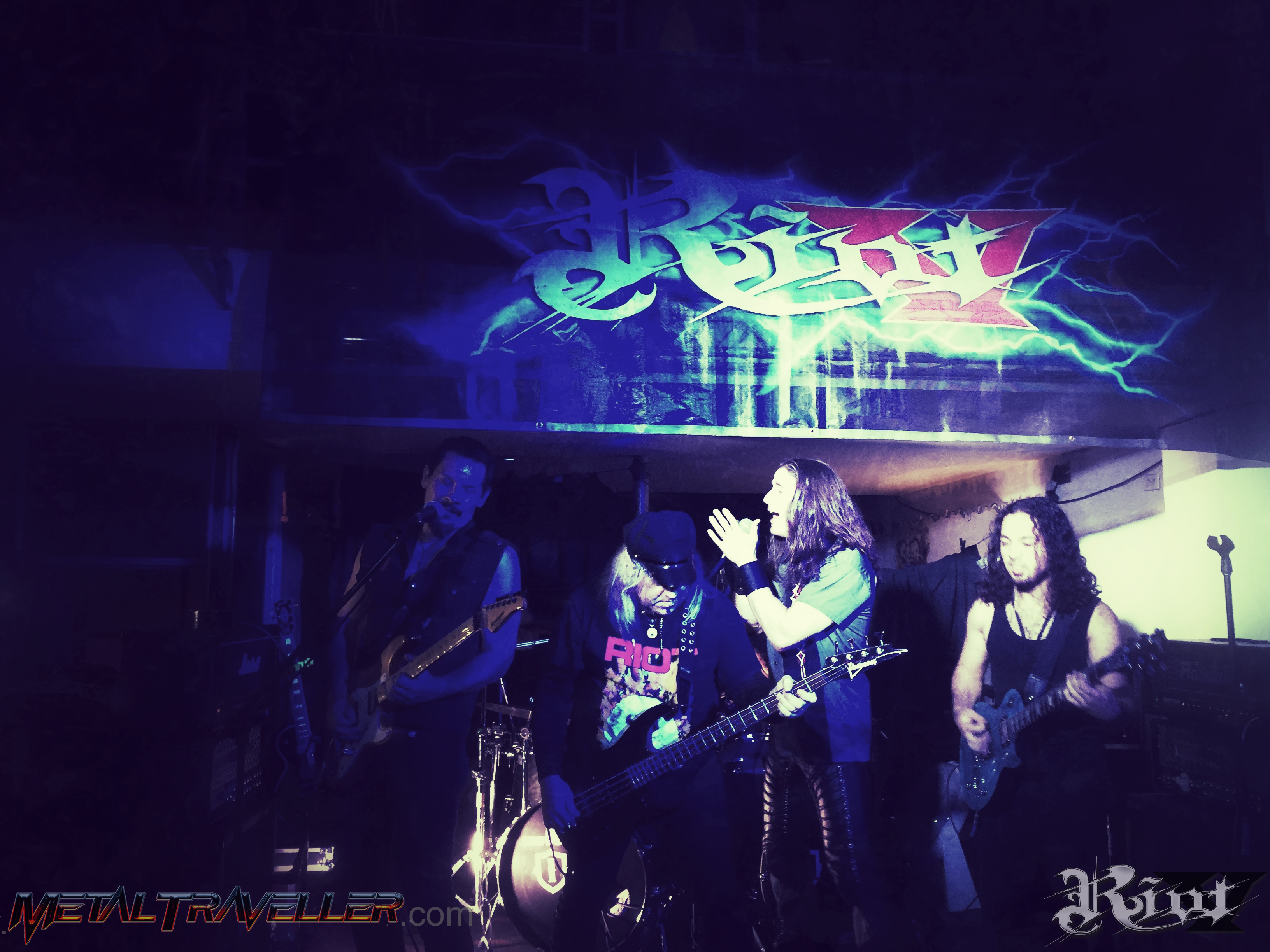 Riot V performing live in Colombia