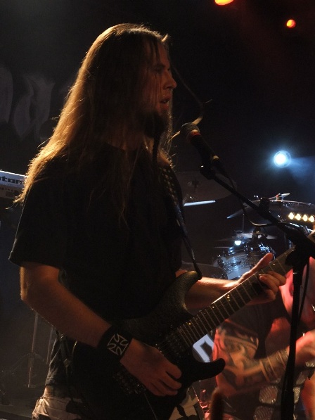 Oskar Montelius live with Sabaton